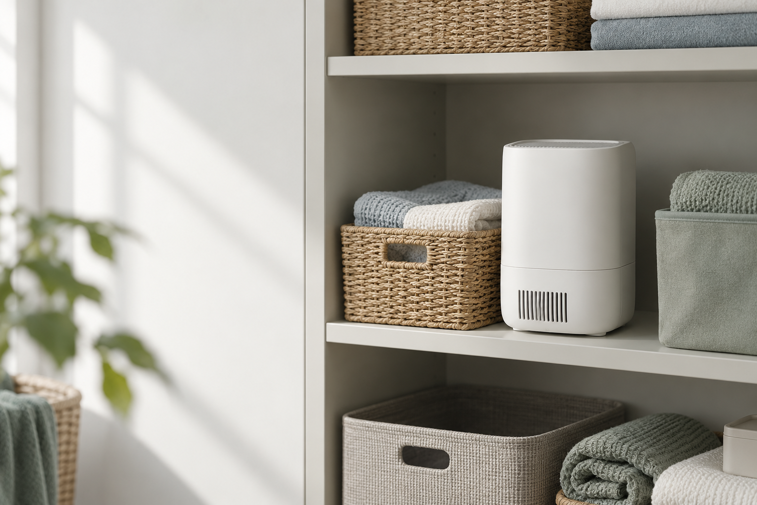Organized home cleaning storage