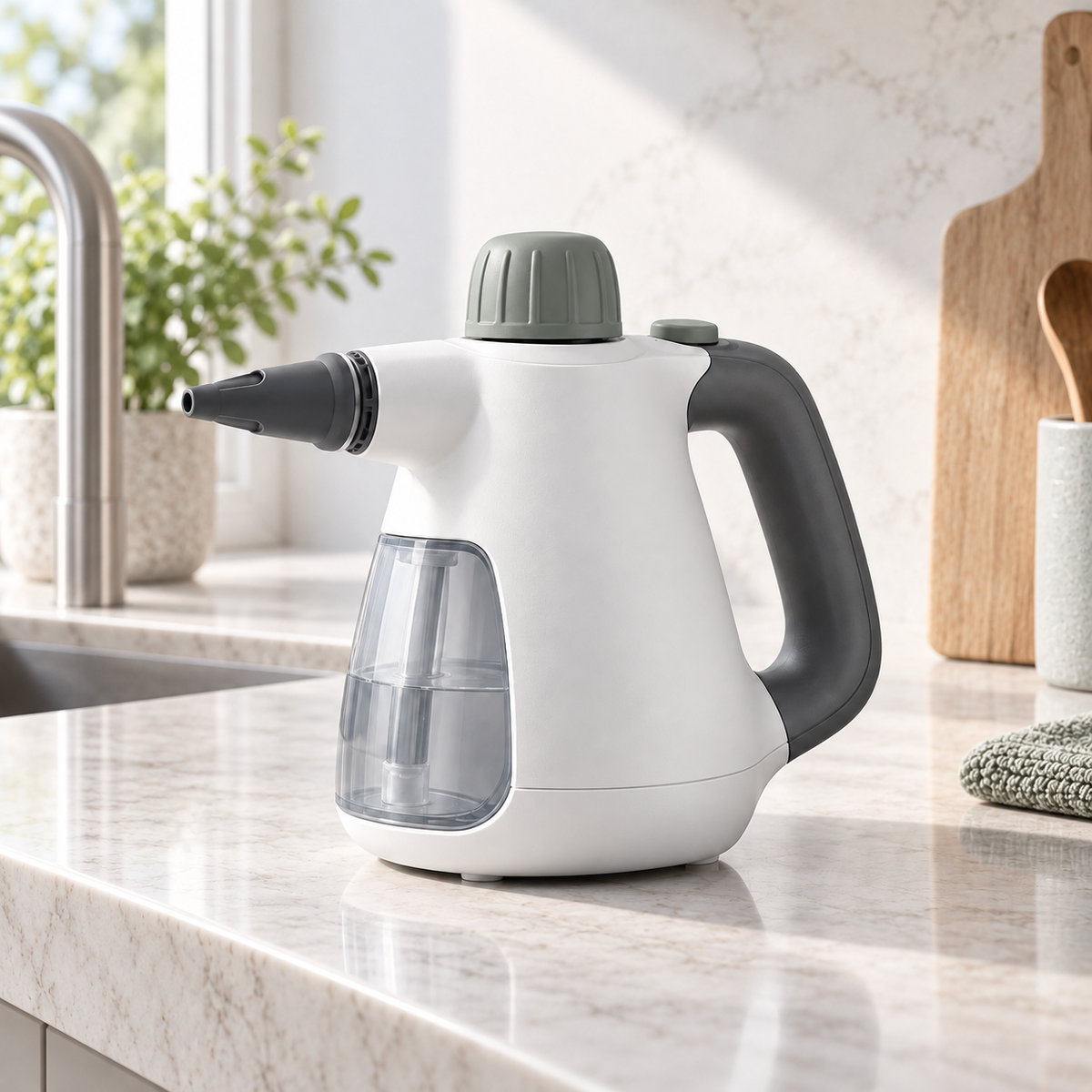 Kivi Handheld Steam Cleaner lifestyle view