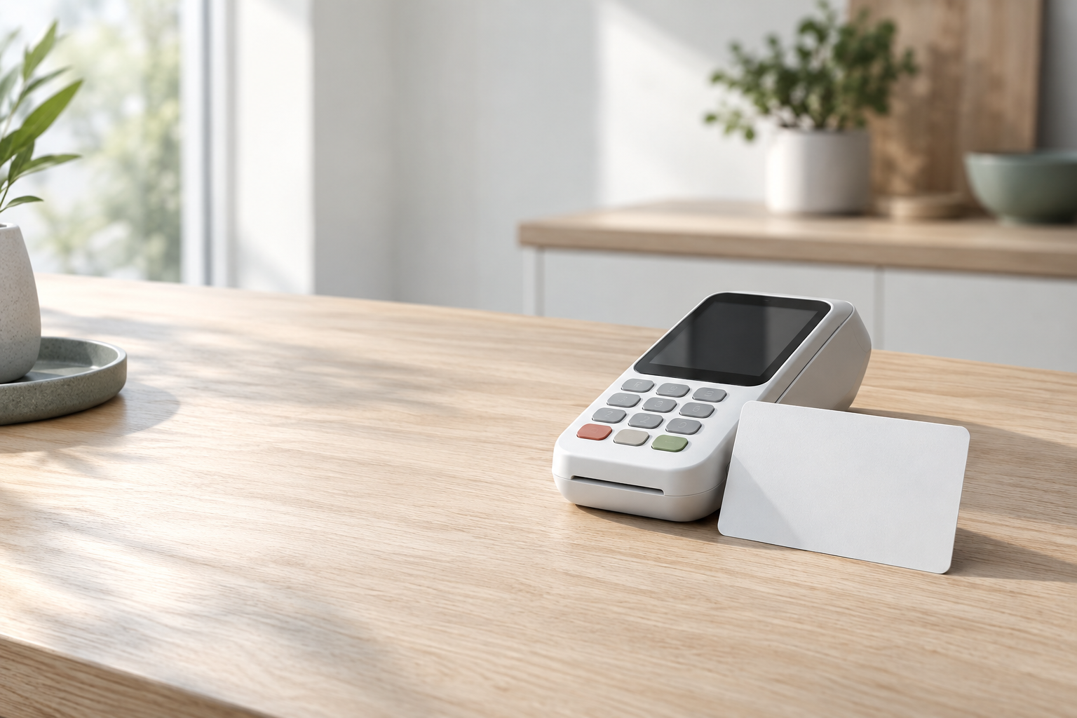 A compact cleaning tool and blank payment card